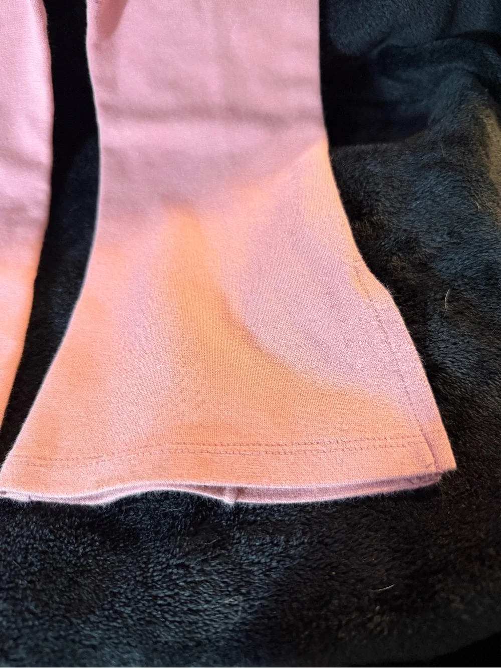 Gymboree Girls Pink Solid Flare Pants Pull-On Elastic Waist Knit 2T Dusty Rose